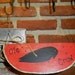 Primitive Watermelon Slice With Hand Painted Crow