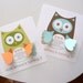 Owl Birthday Party Shower Invitations, woodland, baby shower invitations, bridal shower, owl notes cards, SET OF 20