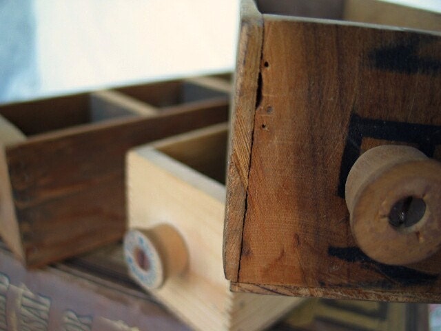 Vintage Organize Storage Repurpose drawers