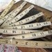 Vintage ruler folding