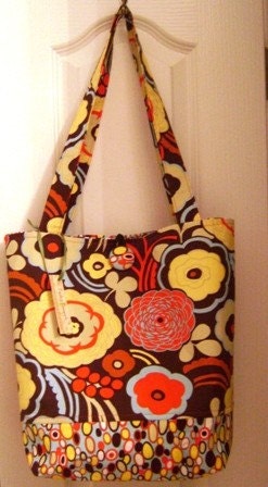 Diaper Bag Tote XL Large - Ready to Ship - Mocca Reversible Maddox Tote - FREE key fob with order