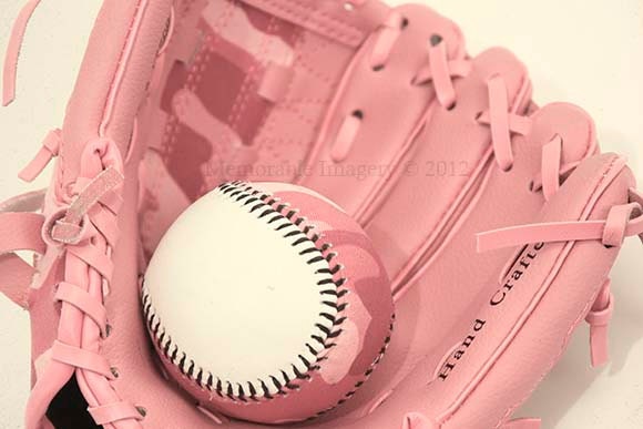 Sports Photography Print Softball Pastel Pink Girls Camouflage Kids Children Wall Art Home Decor 8x12