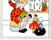 Personalized Bookplates - Girls Sewing - Doll Repair - SweetScarlett