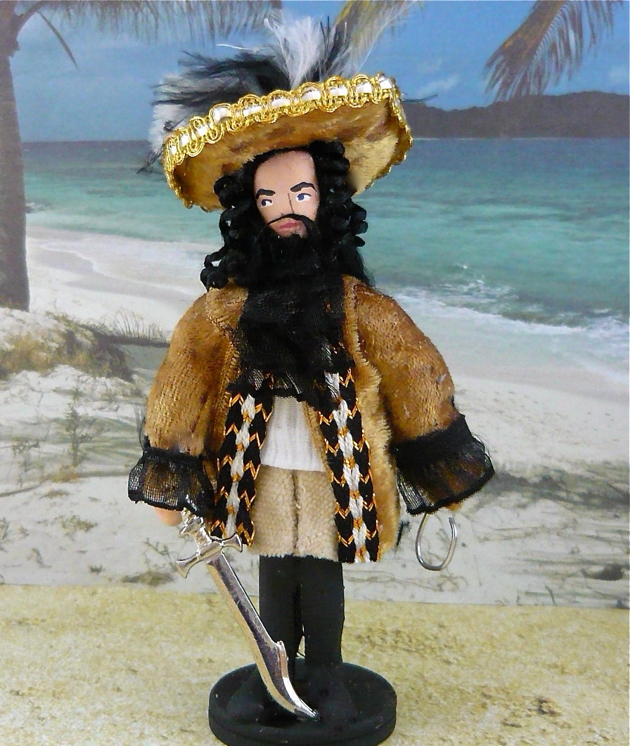 Peter Pan Doll Miniature Captain Hook the Pirate