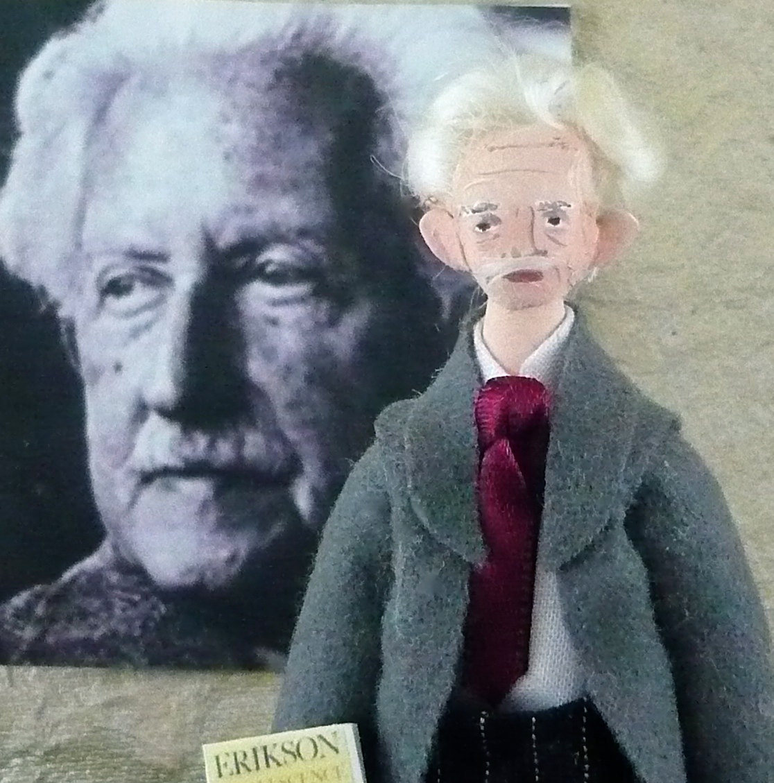 Erik Erikson Doll Miniature Psychologist And Author