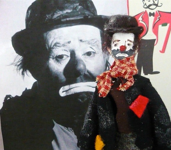 emmett kelly clown doll