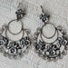 Half Moon Hoop Earrings in Filigree Independence 1810
