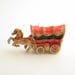 Vintage Christmas Ornament Covered Wagon