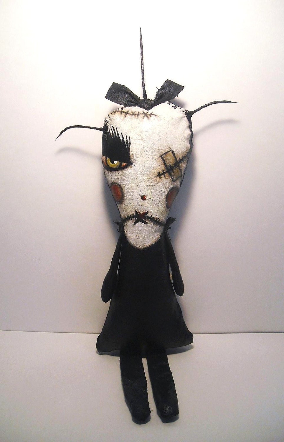 Handmade Art Doll (Elvina the Vampire)