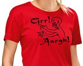 Buffy the Vampire Slayer - Grr Aargh - red - womens fitted tshirt - sizes sm, med, lg, xl - many colors available