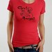 Grr Aargh - Red - Womens Fitted Tshirt Sizes SM-2XL
