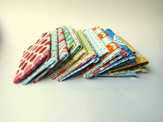 Snap Card Cases Wallets- Set of 4 - You Choose Fabric and SAVE - For Cash, Business Cards and Gifts
