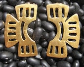 Pheonix Post Earrings - 14KT Vermeil