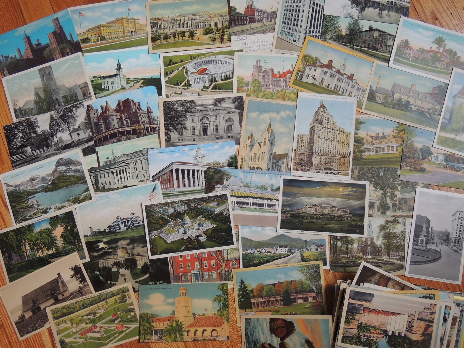135 Vintage Postcards
