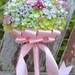 Deposit on a spring flower brooch bouquet -- made-to-order wedding bridal bouquet
