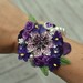 Convertible corsage bracelet -- converts from corsage to pearl bracelet