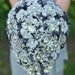 Cascading teardrop brooch bouquet -- deposit on a made-to-order bridal bouquet