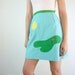Golf Course Skirt / Vintage Novelty Print Skirt