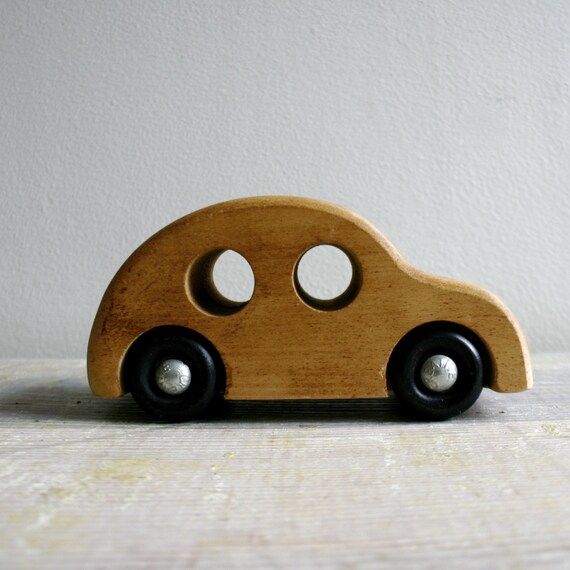 Vintage Wooden Car made in Finland by ethanollie on Etsy
