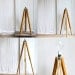 ON HOLD Vintage Industrial Modern Geometric Tripod Lamp - OOAK