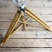 ON HOLD Vintage Industrial Modern Geometric Tripod Lamp - OOAK