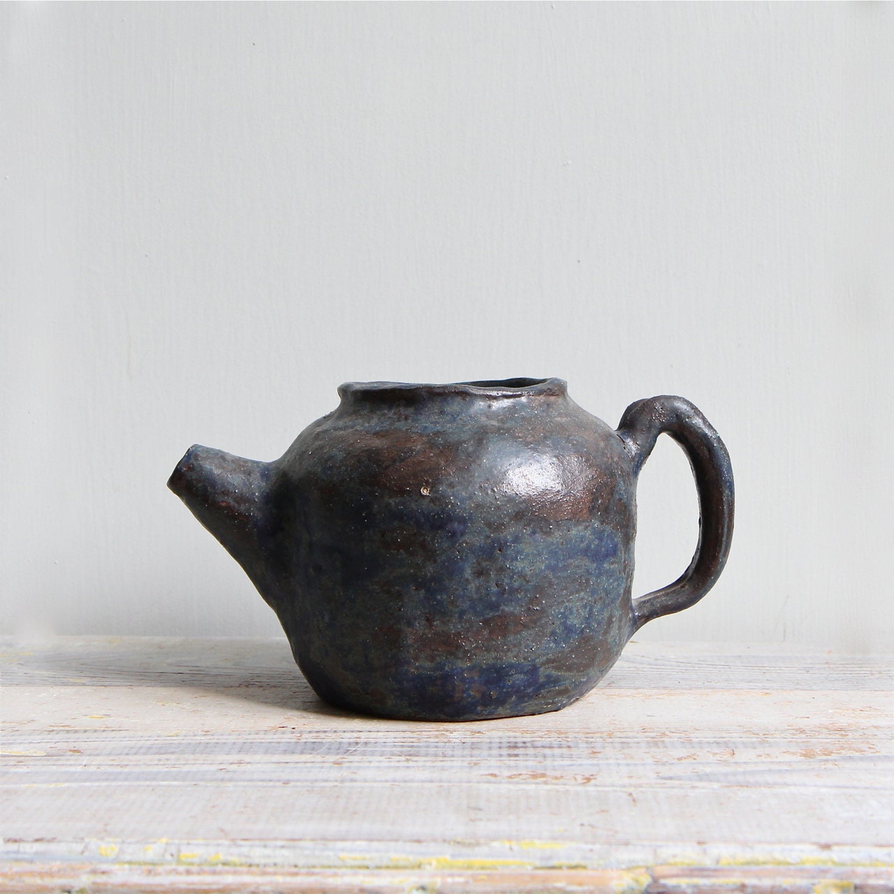 ON SALE Vintage Ceramic Studio Pottery Teapot