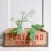 Vintage Industrial Divided Crate - Portland
