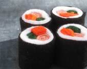 California Rolls Sushi Felt Food