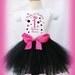 SEWN TUTU OUTFIT -Choice of Colors - Custom Size 3 6 9 12 18 mos 2t 3t 4t 5t 6 6x 7 Perfect for 1st first Birthday Dance Ballet and Tap
