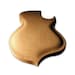 Handmade Wood Carved Top Guitar Body - Can be Made for You in Various Shapes - Reduced Price