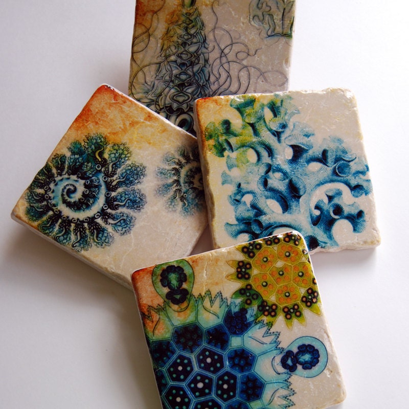 From The Sea - coasters (set of 4)