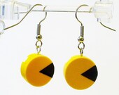 Custom Pac Man Dangle Earrings