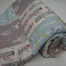 Storybook Woodland Friends Organic Baby Blanket 32 x 32 MADE TO ORDER