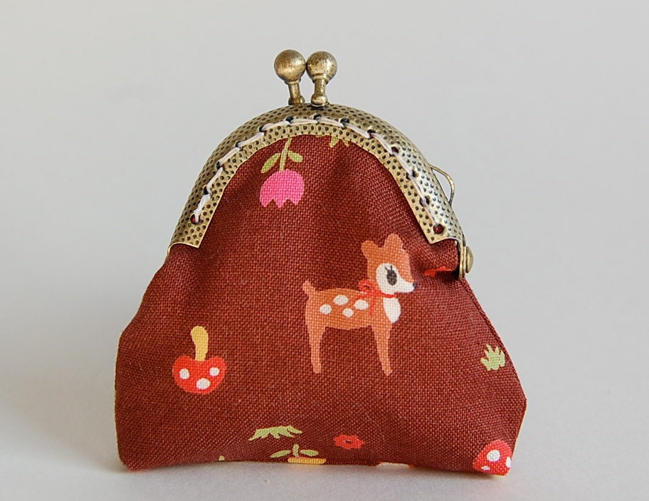 Little Deer Tiny Snap Purse - Small Coin Purse
