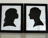 Custom couple portraits (pair)