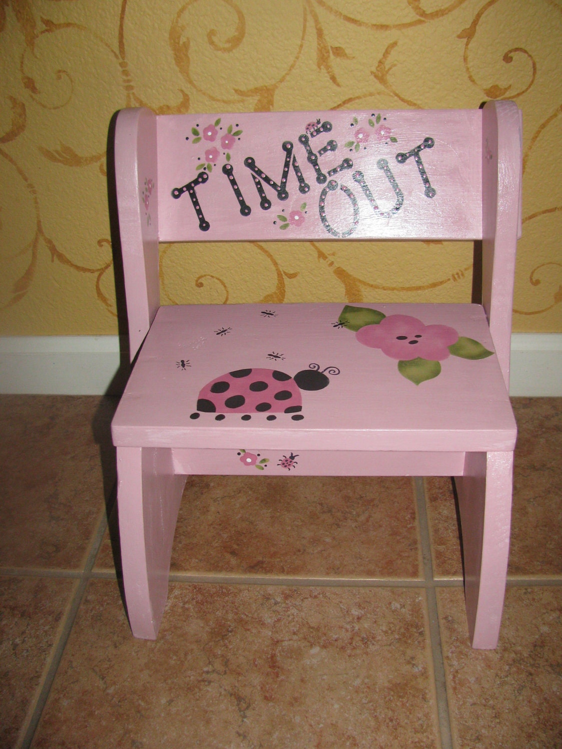 Toddler Step stool and Time Out Chair by bubee on Etsy