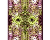 Kiwi Abstract ACEO Print