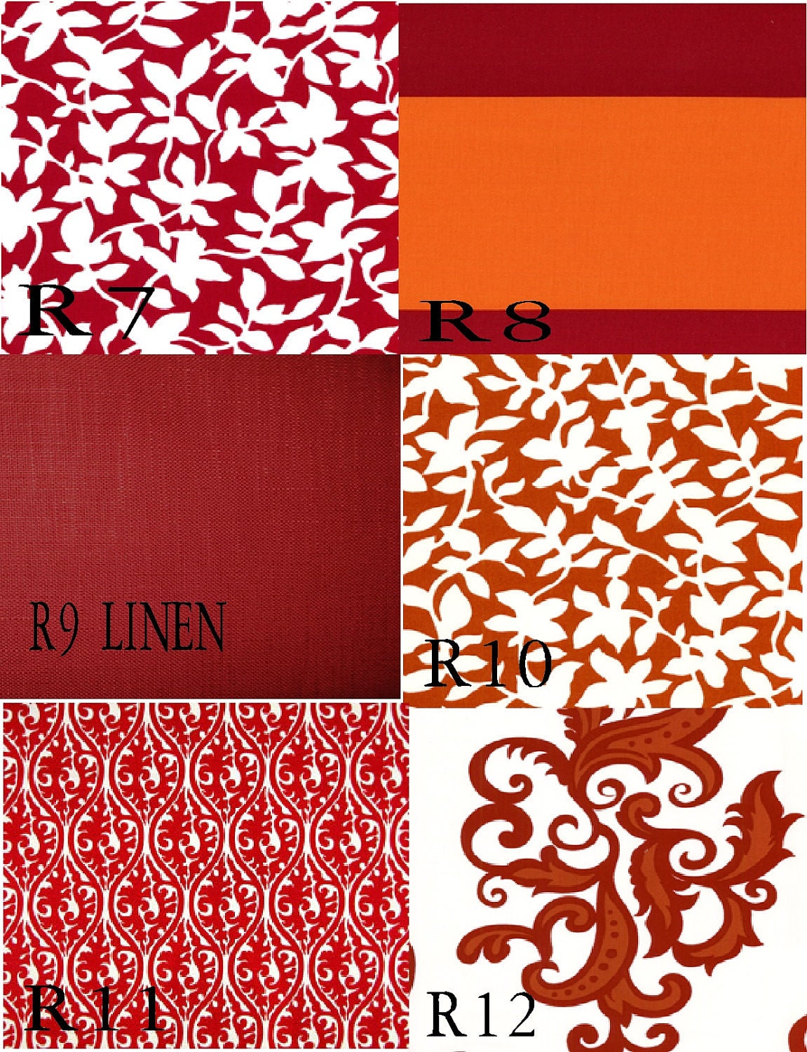 Custom Red Drapes 50in X 84in