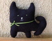 Beauregard the Little Black Cat Handmade Softie