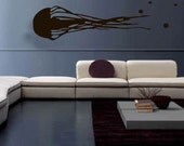 Wall Decal/Sticker- GIANT JELLYFISH--Free Shipping