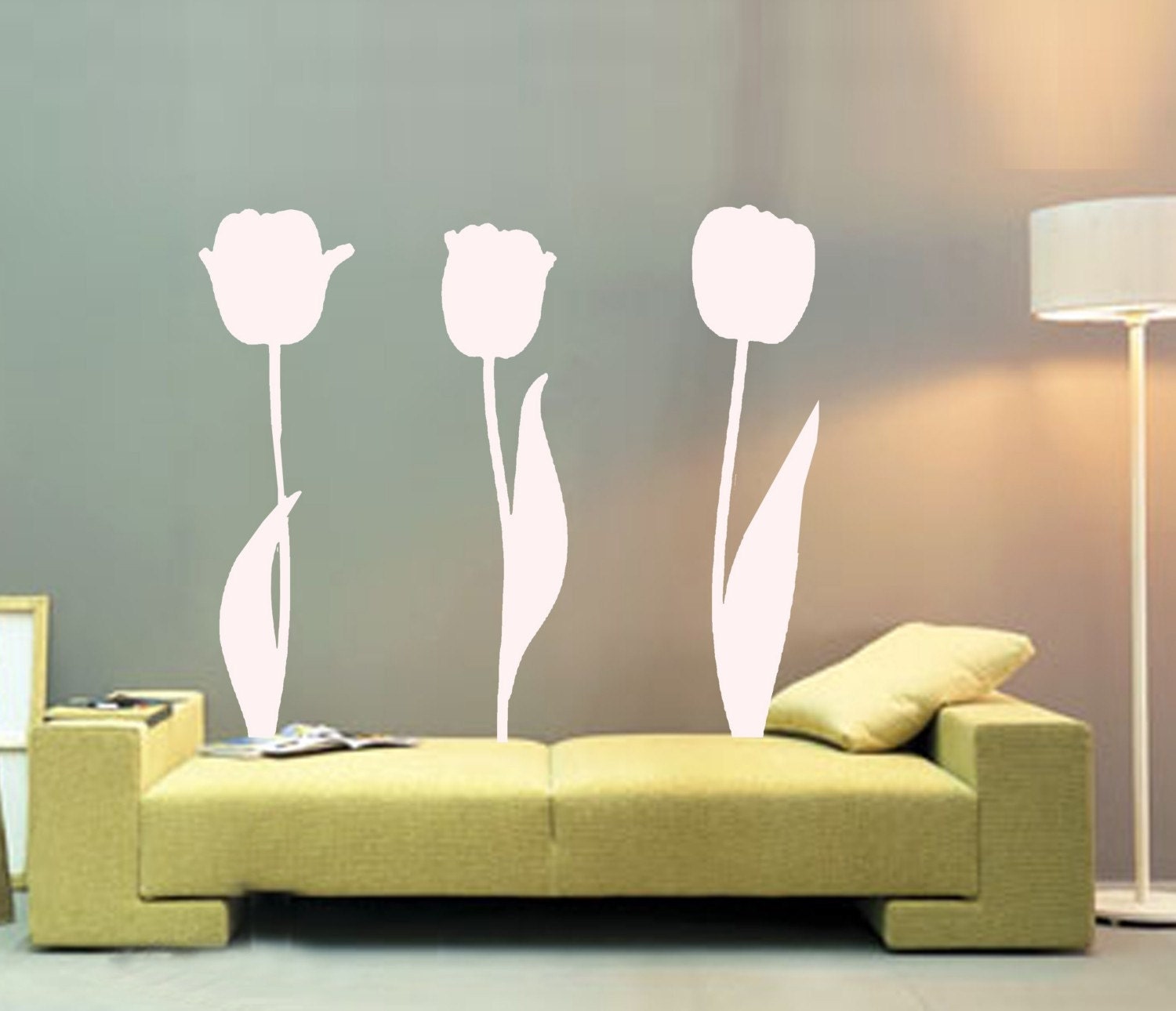 ShaNickers Wall Decal/Sticker-Tulips, Part I-FREE SHIPPING