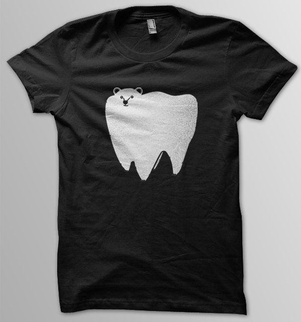 Molar Bear unisex black tee