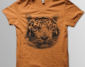 Eye of the Tiger unisex orange tee