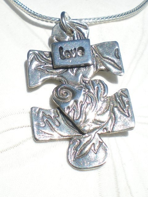 Custom Autism Awareness Fine Silver Pendant