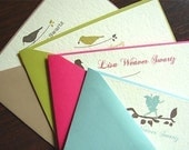 Floral Personalized  Stationery - Variety Pack - set of 16 cards