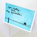 I Love You Card. You Really Are My Favorite. Blue, Turquoise, Aqua. Blank Card.
