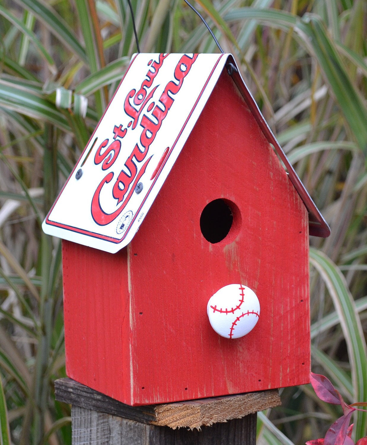 Birdhouse St Louis Cardinals by ruraloriginals on Etsy