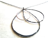 Raindrop Necklace - Sterling Silver