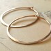Rose Gold Hoop Earrings