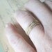Skinny Gold Band - Stacking Ring